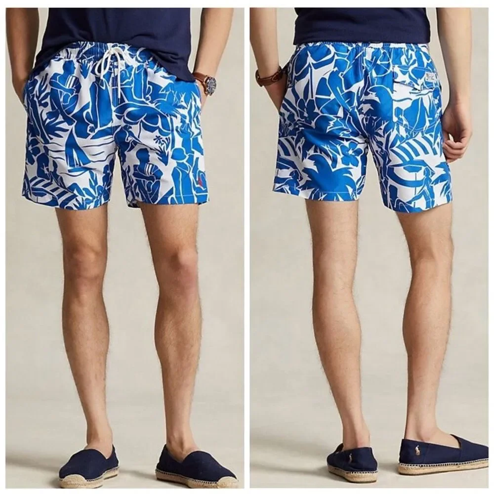 Polo Ralph Lauren Men's 5XL Big Traveler Classic Swim Trunks Size 5XB